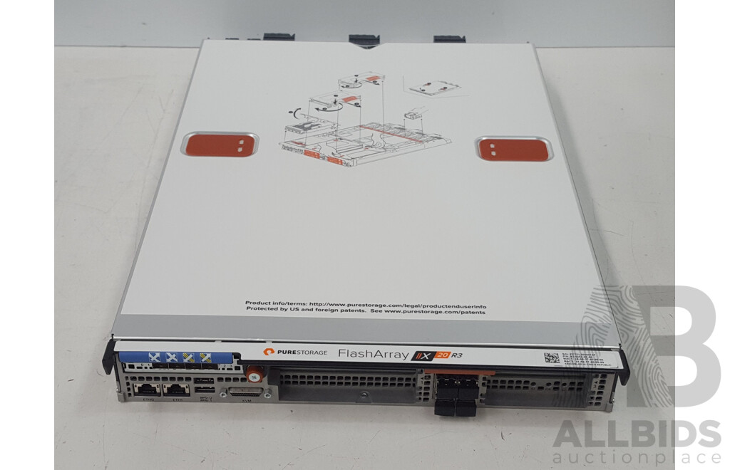 Pure Storage R3 Controller PureStorage FlashArray //X20 R3 - Lot 1577564 | ALLBIDS