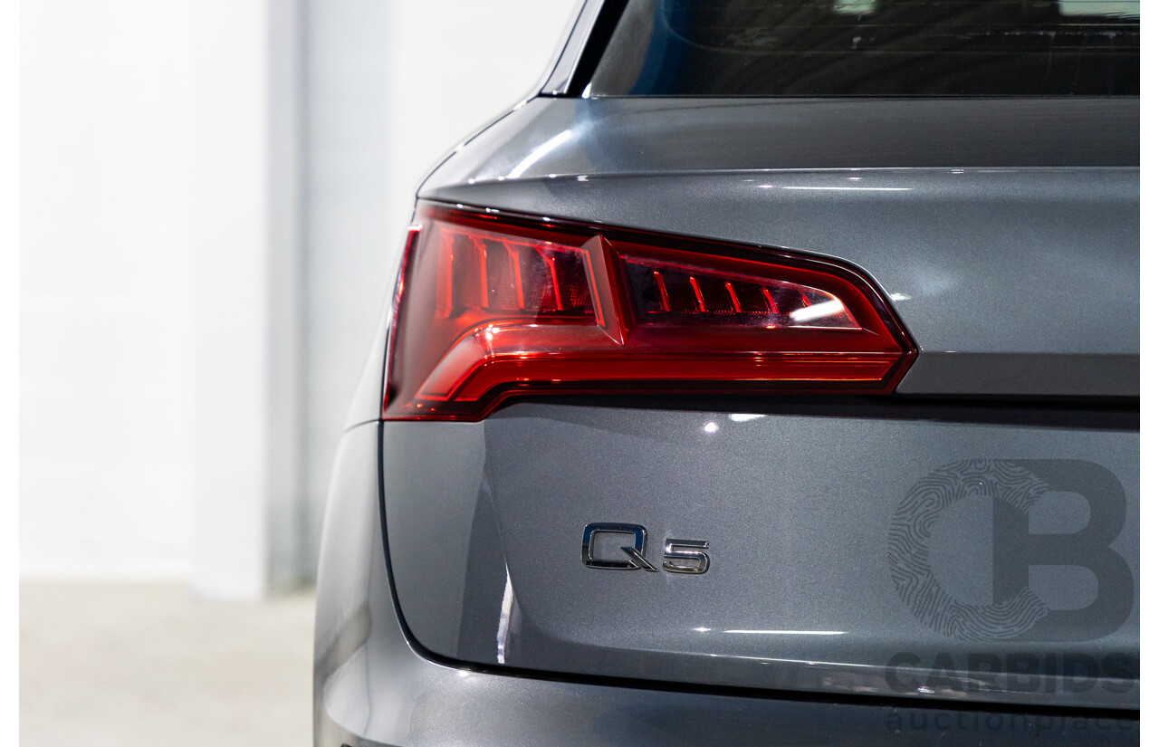 01/2019 Audi Q5 2.0 45 TFSI Quattro Sport (AWD) FY MY18 4d Wagon Monsoon Grey Metallic Turbo 2.0L