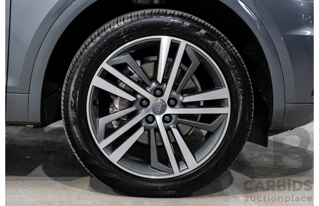01/2019 Audi Q5 2.0 45 TFSI Quattro Sport (AWD) FY MY18 4d Wagon Monsoon Grey Metallic Turbo 2.0L