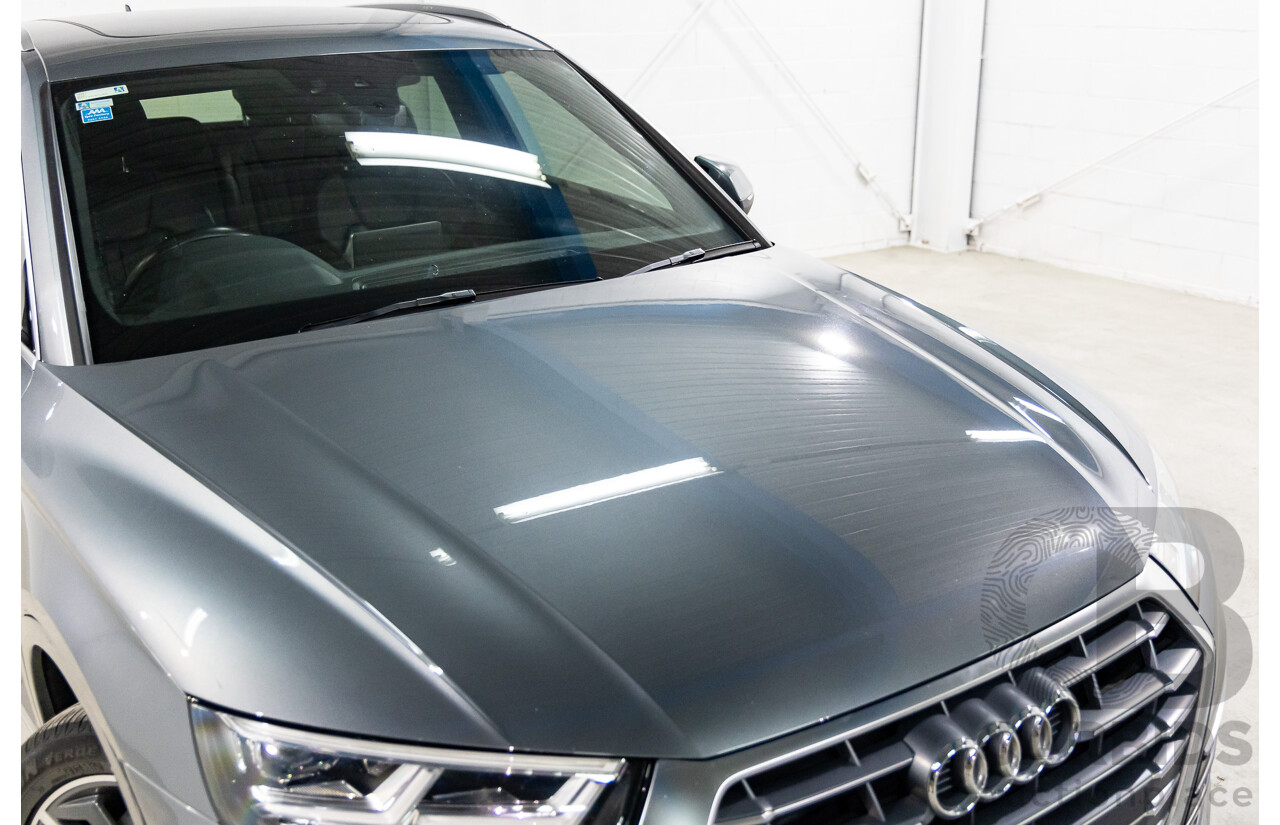 01/2019 Audi Q5 2.0 45 TFSI Quattro Sport (AWD) FY MY18 4d Wagon Monsoon Grey Metallic Turbo 2.0L