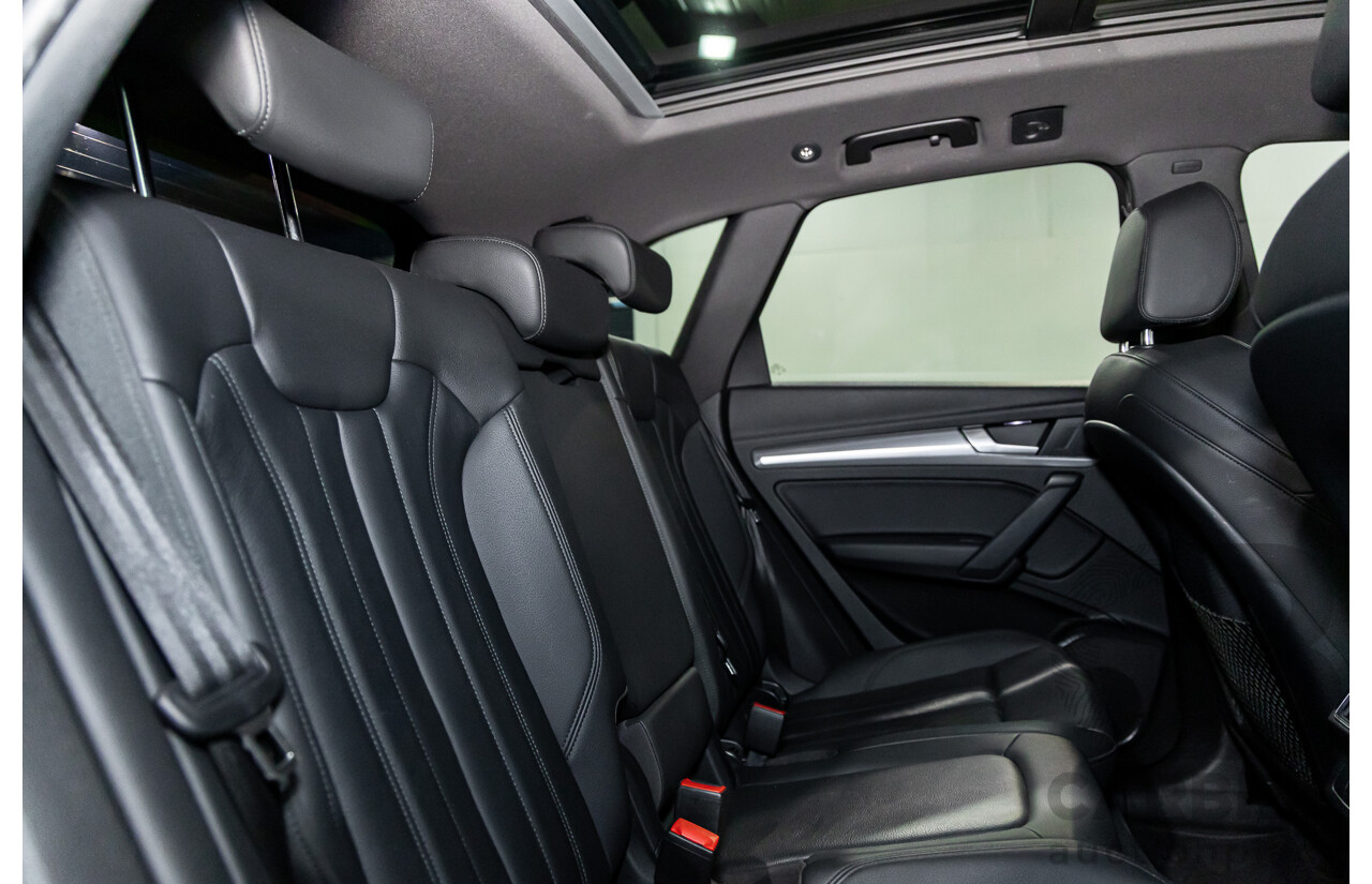 01/2019 Audi Q5 2.0 45 TFSI Quattro Sport (AWD) FY MY18 4d Wagon Monsoon Grey Metallic Turbo 2.0L