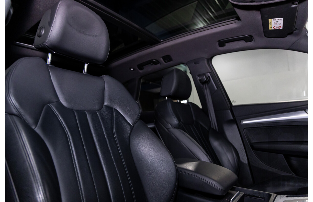 01/2019 Audi Q5 2.0 45 TFSI Quattro Sport (AWD) FY MY18 4d Wagon Monsoon Grey Metallic Turbo 2.0L