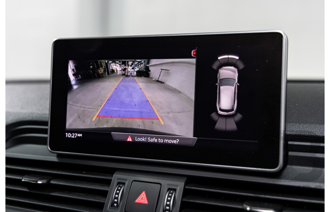 01/2019 Audi Q5 2.0 45 TFSI Quattro Sport (AWD) FY MY18 4d Wagon Monsoon Grey Metallic Turbo 2.0L