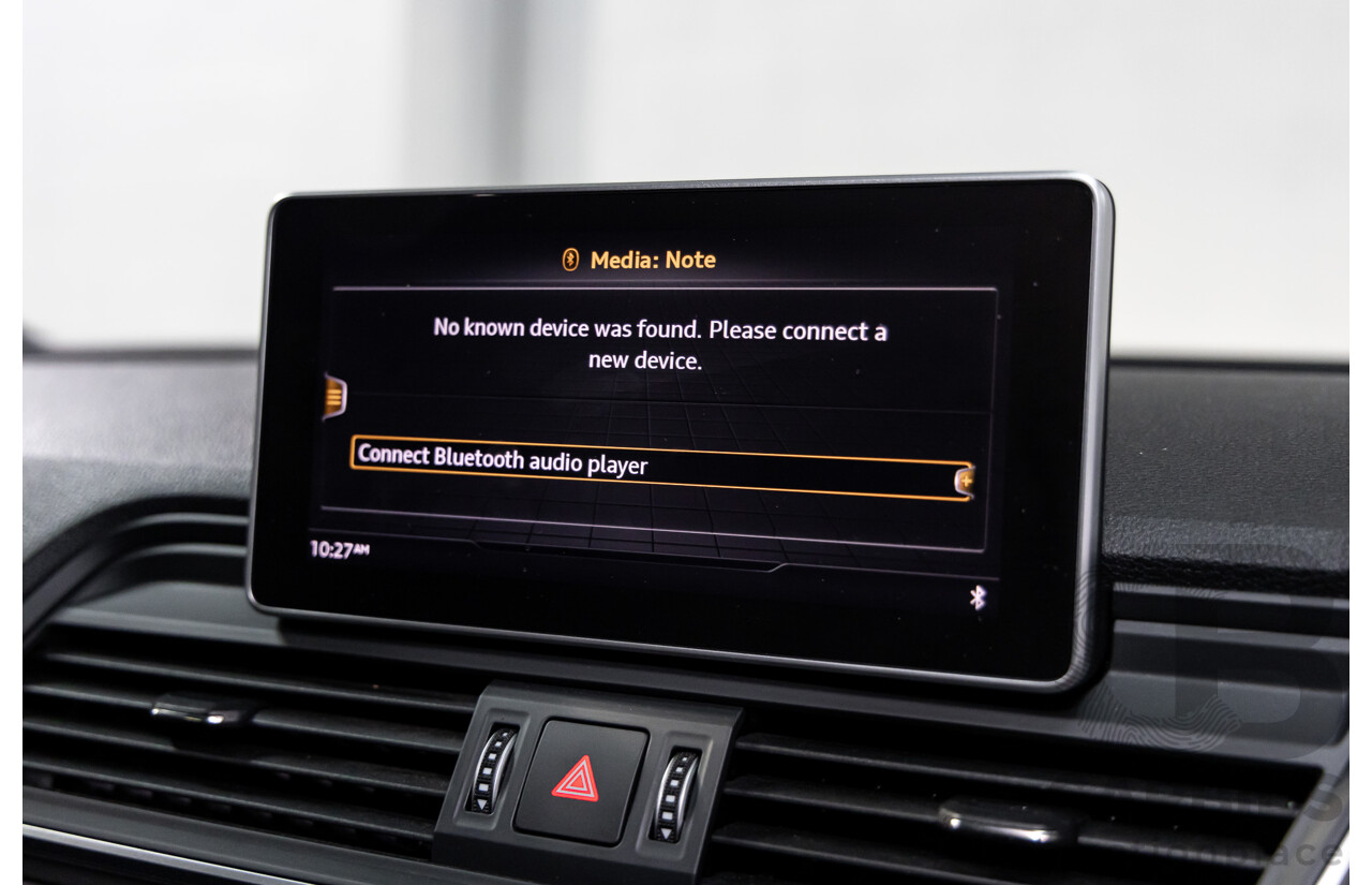 01/2019 Audi Q5 2.0 45 TFSI Quattro Sport (AWD) FY MY18 4d Wagon Monsoon Grey Metallic Turbo 2.0L