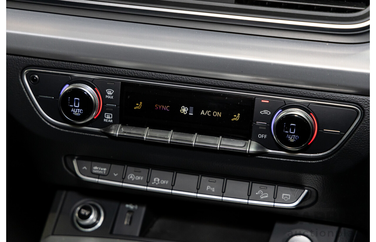 01/2019 Audi Q5 2.0 45 TFSI Quattro Sport (AWD) FY MY18 4d Wagon Monsoon Grey Metallic Turbo 2.0L