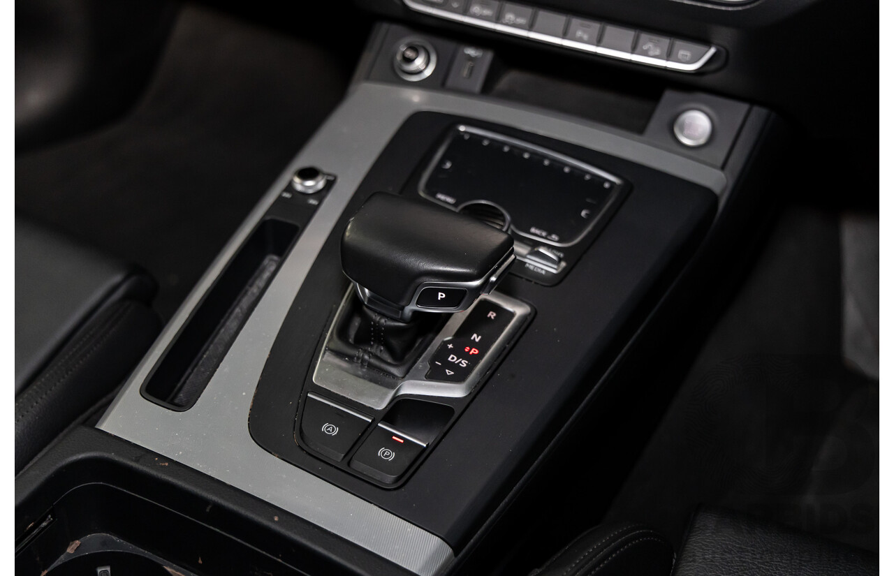 01/2019 Audi Q5 2.0 45 TFSI Quattro Sport (AWD) FY MY18 4d Wagon Monsoon Grey Metallic Turbo 2.0L