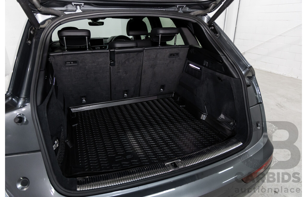 01/2019 Audi Q5 2.0 45 TFSI Quattro Sport (AWD) FY MY18 4d Wagon Monsoon Grey Metallic Turbo 2.0L