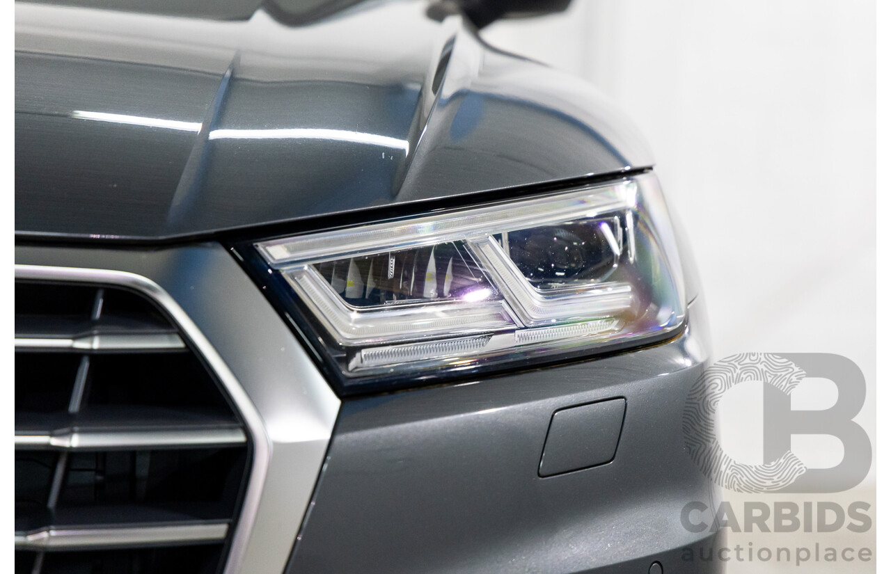 01/2019 Audi Q5 2.0 45 TFSI Quattro Sport (AWD) FY MY18 4d Wagon Monsoon Grey Metallic Turbo 2.0L