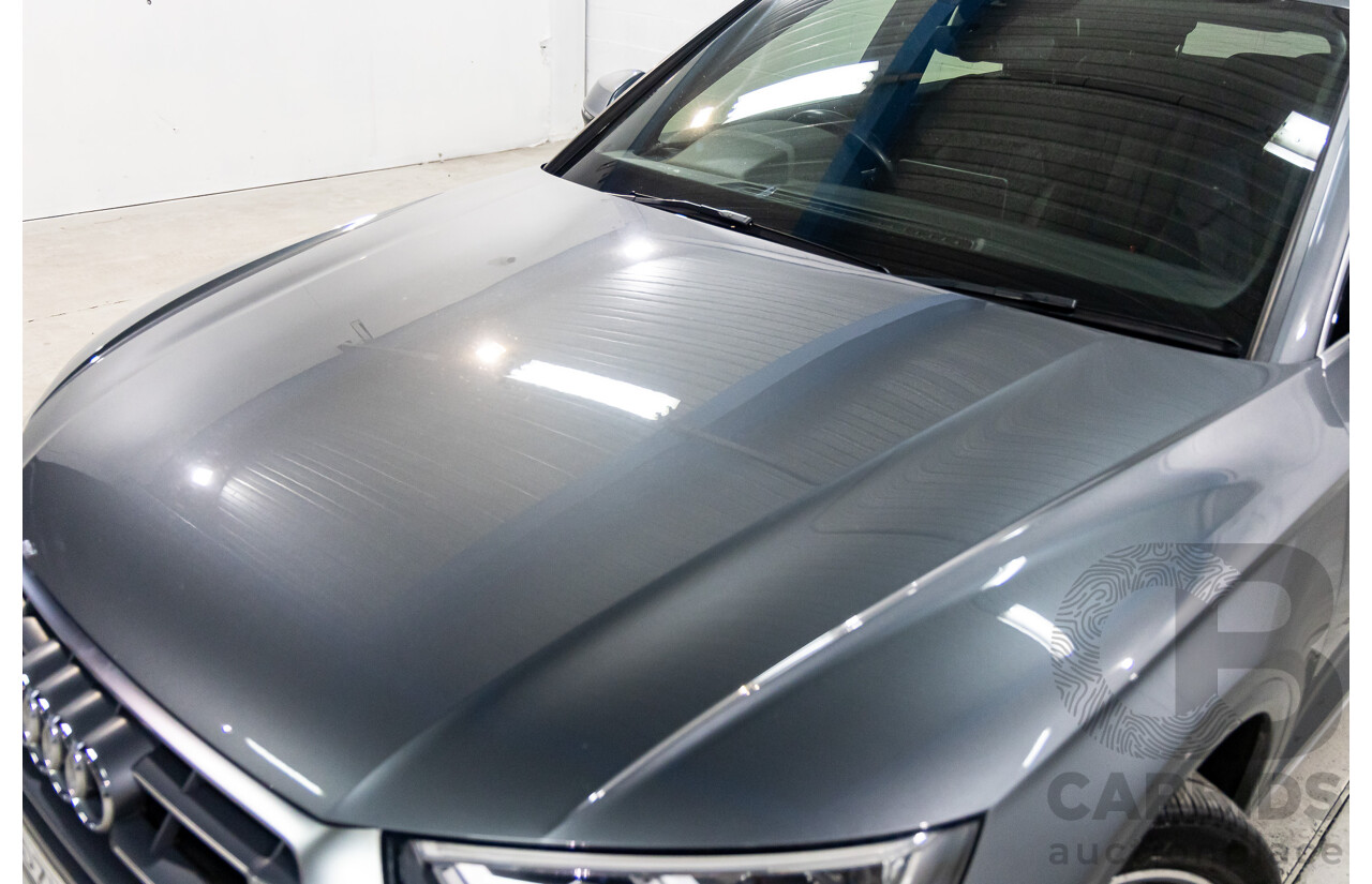 01/2019 Audi Q5 2.0 45 TFSI Quattro Sport (AWD) FY MY18 4d Wagon Monsoon Grey Metallic Turbo 2.0L