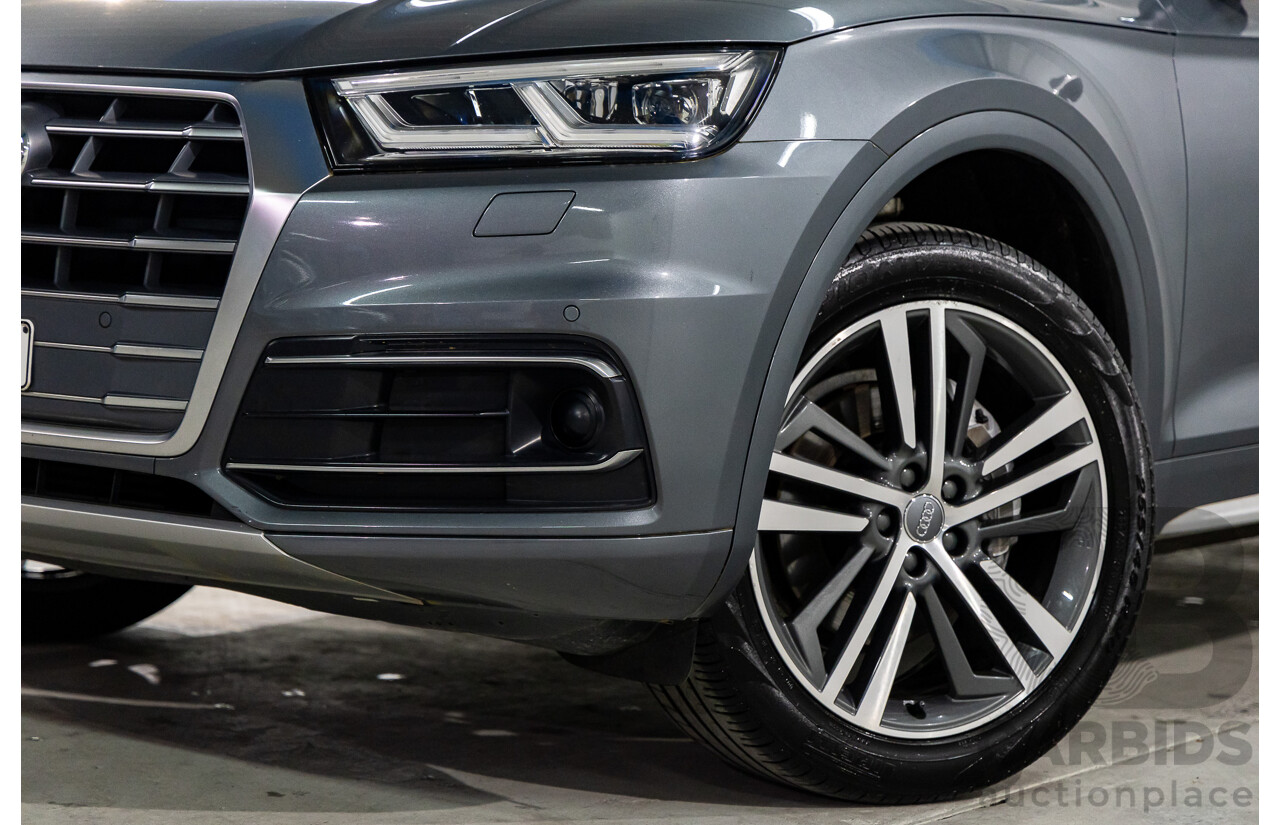 01/2019 Audi Q5 2.0 45 TFSI Quattro Sport (AWD) FY MY18 4d Wagon Monsoon Grey Metallic Turbo 2.0L