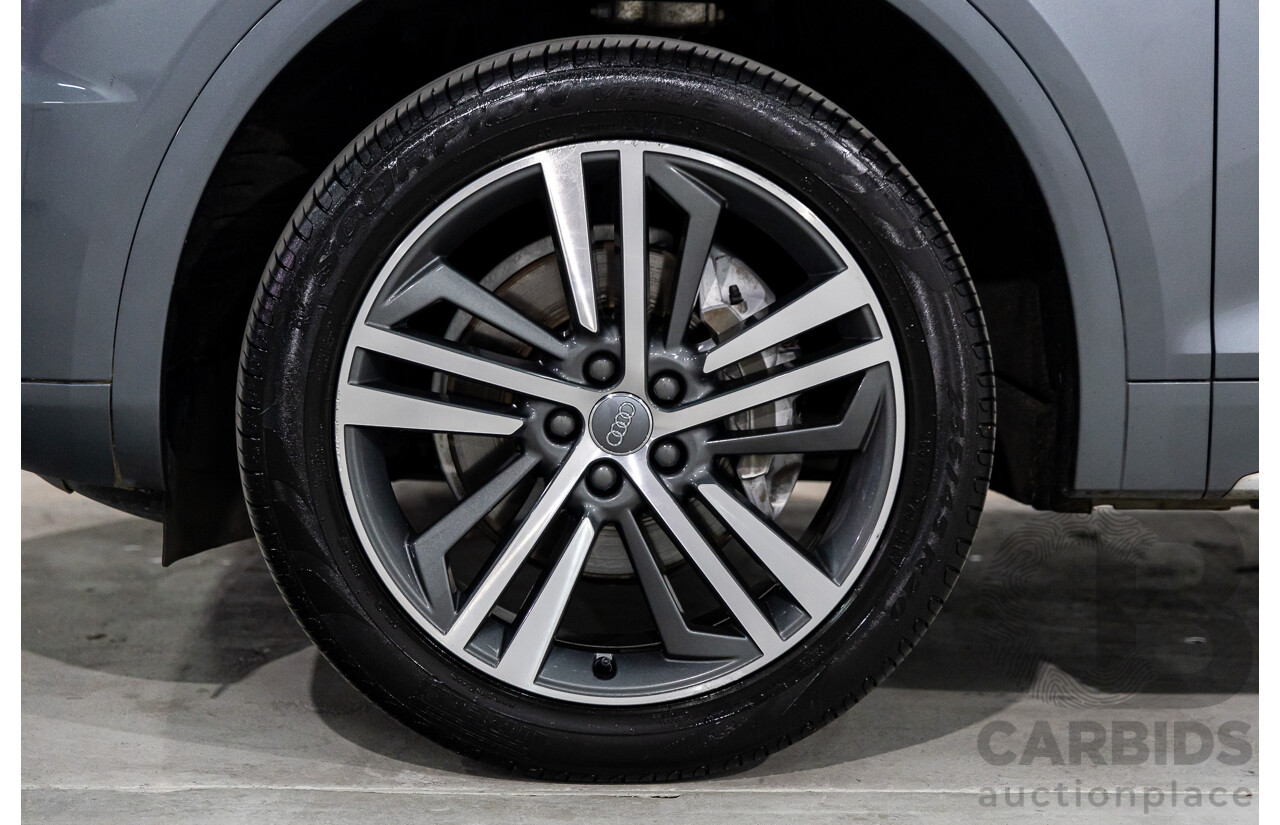 01/2019 Audi Q5 2.0 45 TFSI Quattro Sport (AWD) FY MY18 4d Wagon Monsoon Grey Metallic Turbo 2.0L