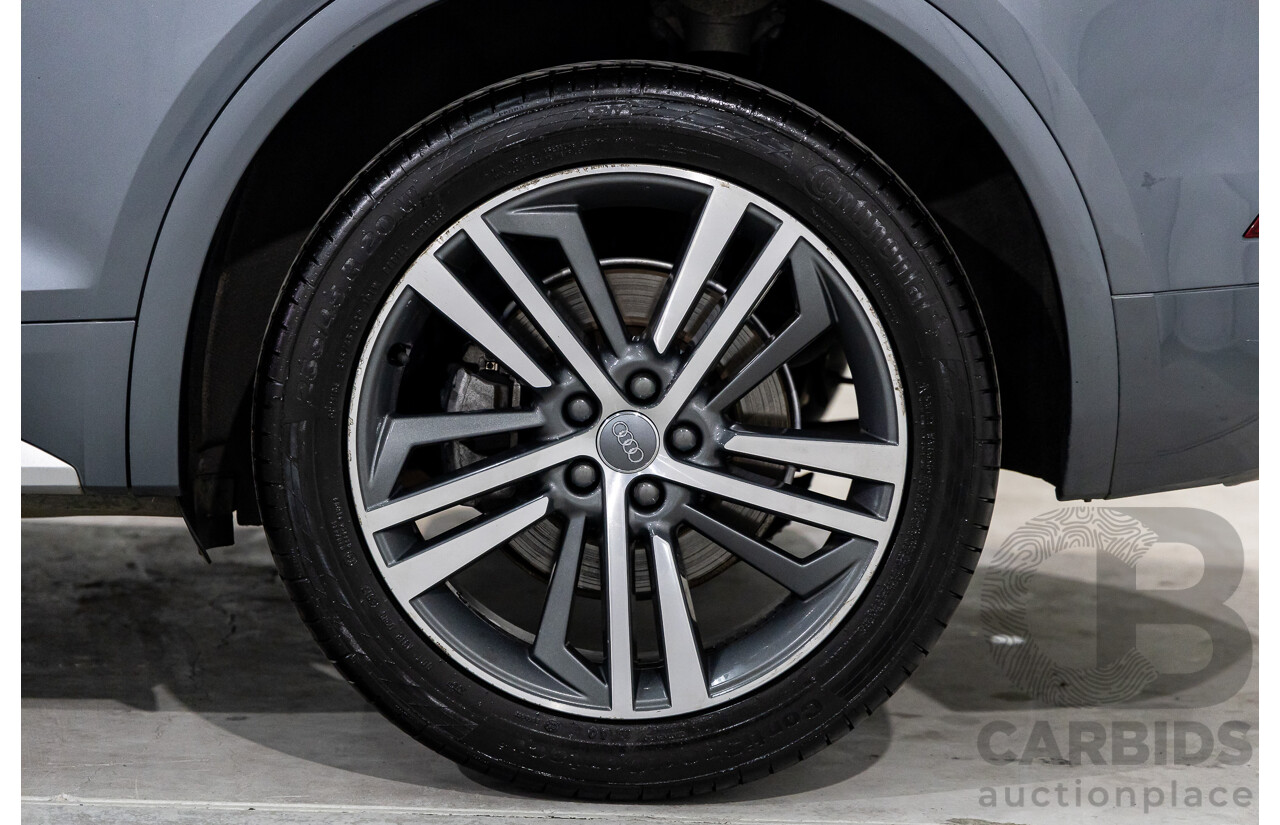 01/2019 Audi Q5 2.0 45 TFSI Quattro Sport (AWD) FY MY18 4d Wagon Monsoon Grey Metallic Turbo 2.0L