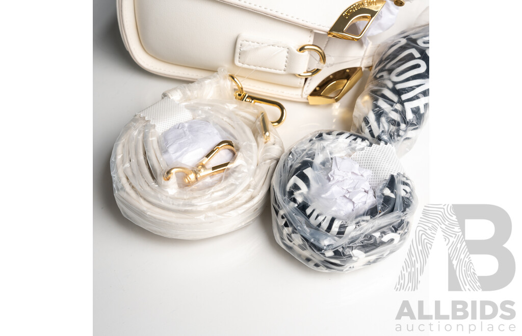 Love Moschino Embellished Tote with Foulard