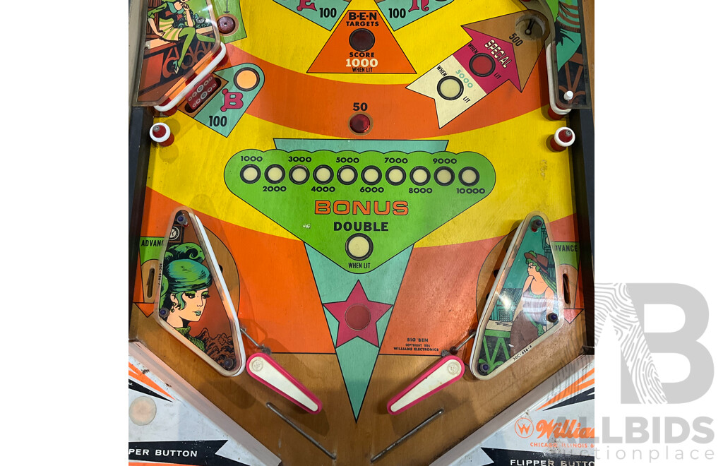 Big Ben by Williams Pinball Machine