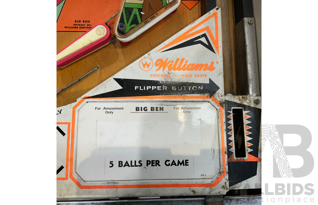 Big Ben by Williams Pinball Machine