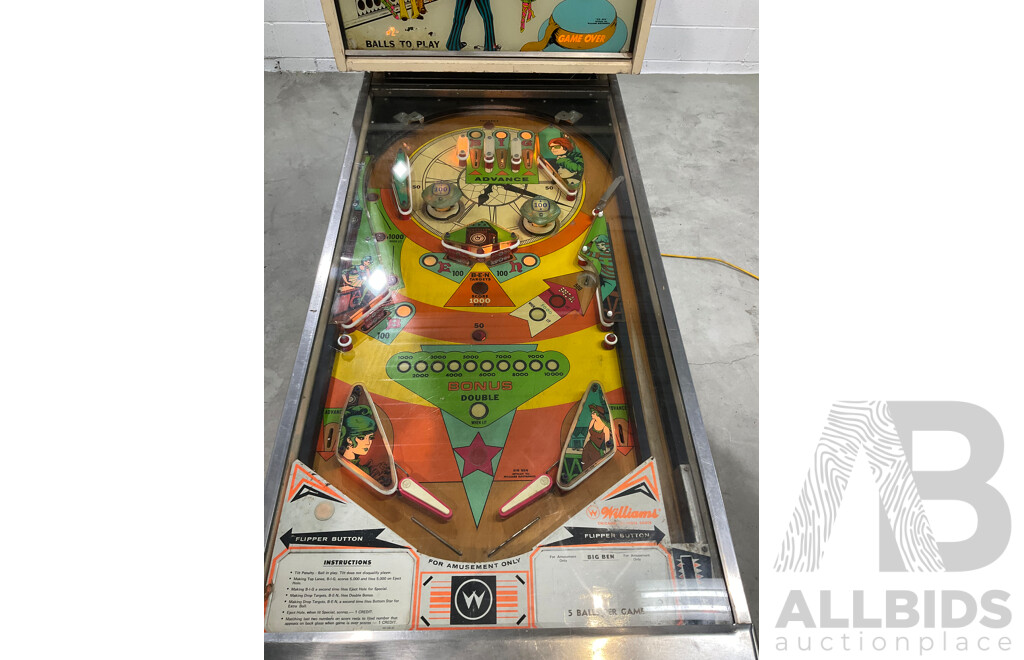 Big Ben by Williams Pinball Machine