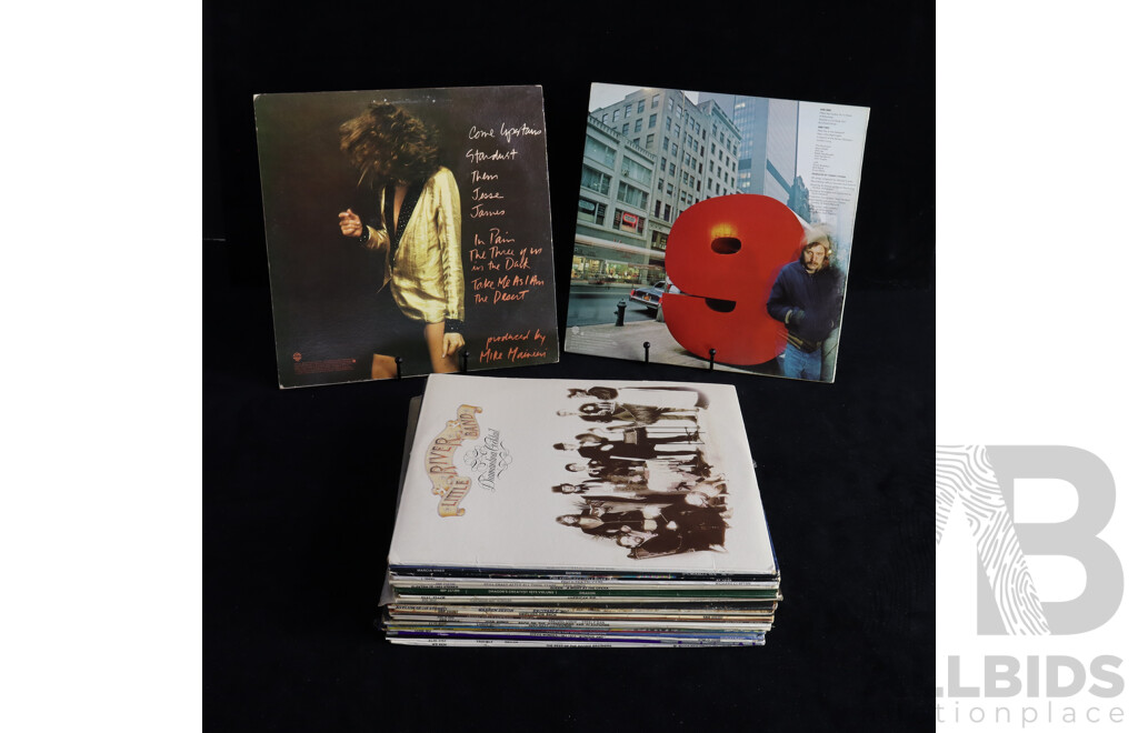 Collection Approx 25 Vintage Vinyl LP Records Including LRB, Fleetwood Mac, Queen and Much More