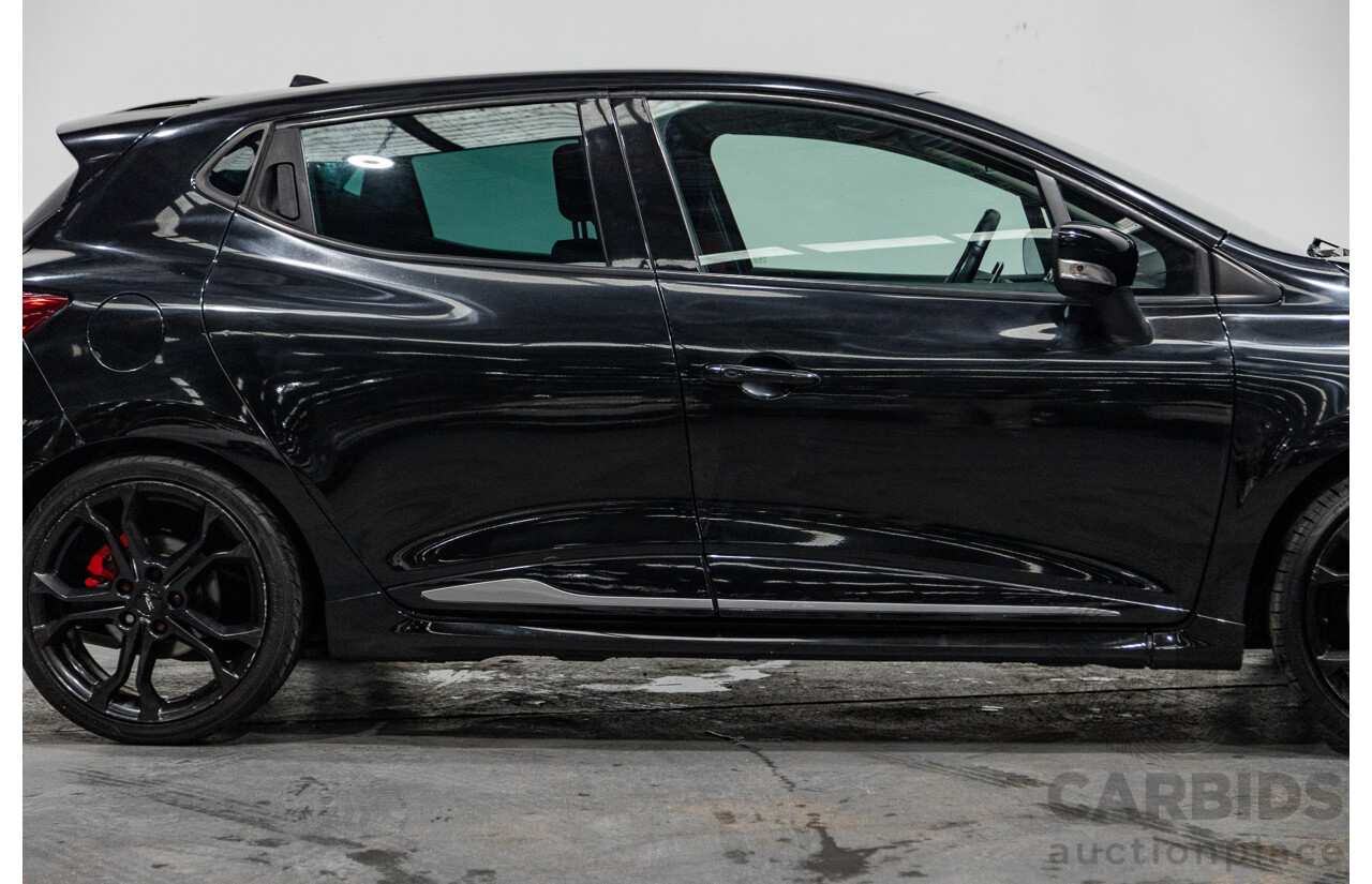 4/2015 Renault Clio RS 200 CUP X98 5d Hatchback Deep Black Metallic Turbo 1.6L