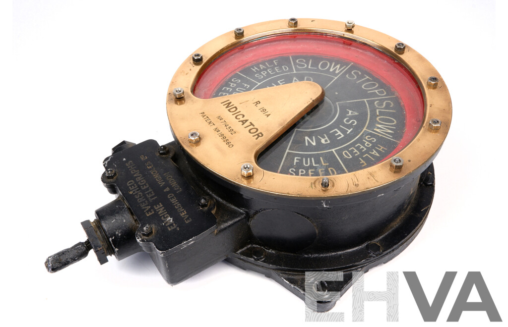 Outstanding Vintage Evershed Engine - Lot 1594843 | EHVA