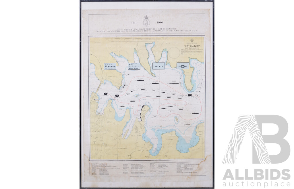 Pair of Framed Naval Prints