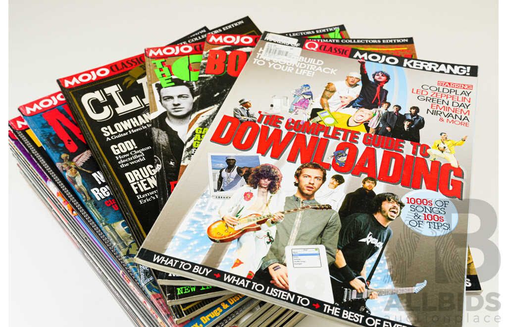 Collection 19 Special Edition Mojo Magazines Comprising Mojo Classics and More