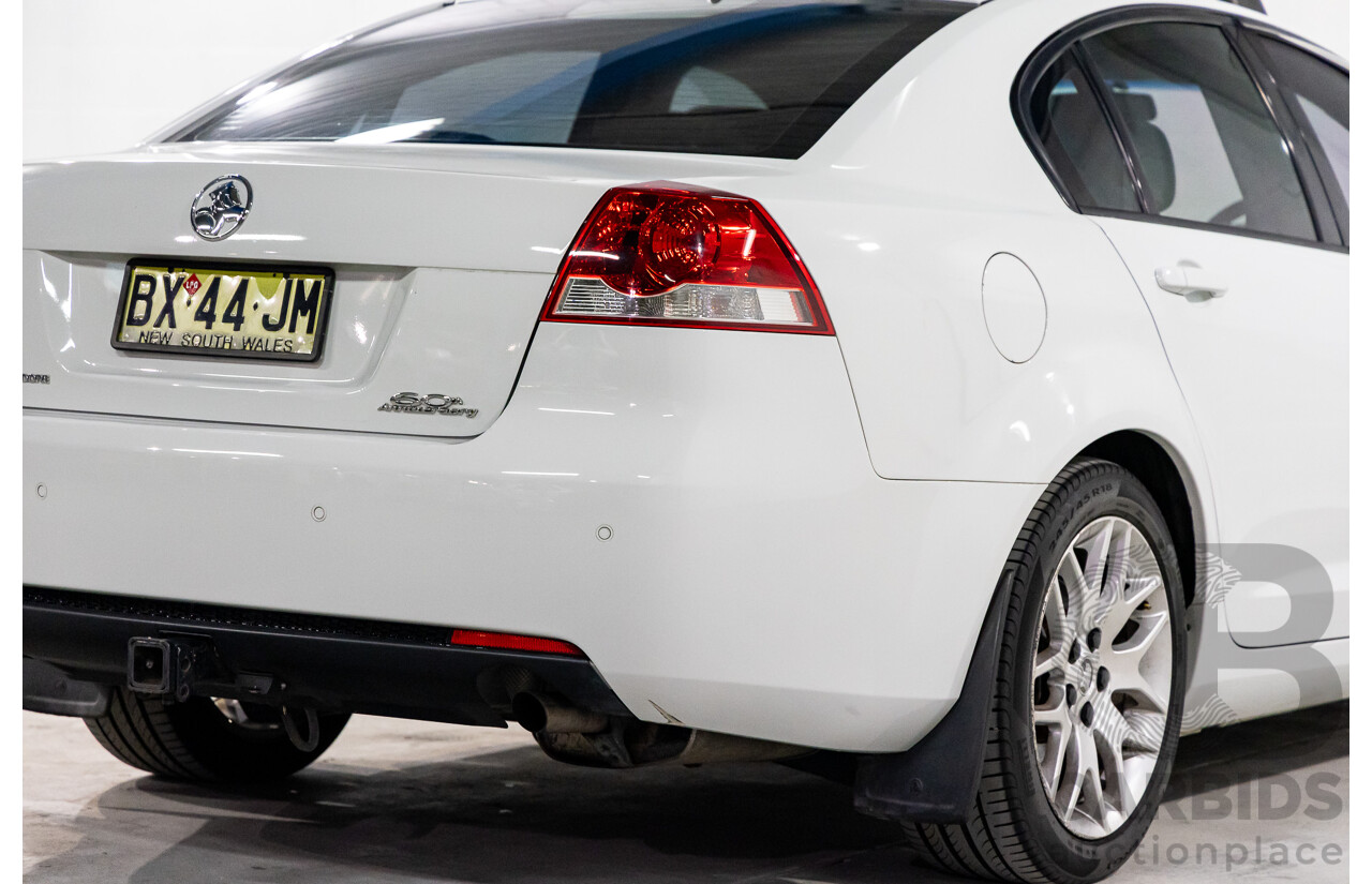 8/2008 Holden Commodore (Dual Fuel) 60th Anniversary VE MY09.5 4d Sedan Heron White V6 3.6L