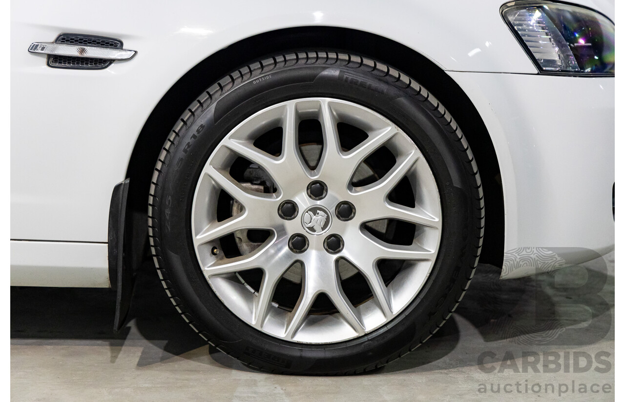 8/2008 Holden Commodore (Dual Fuel) 60th Anniversary VE MY09.5 4d Sedan Heron White V6 3.6L