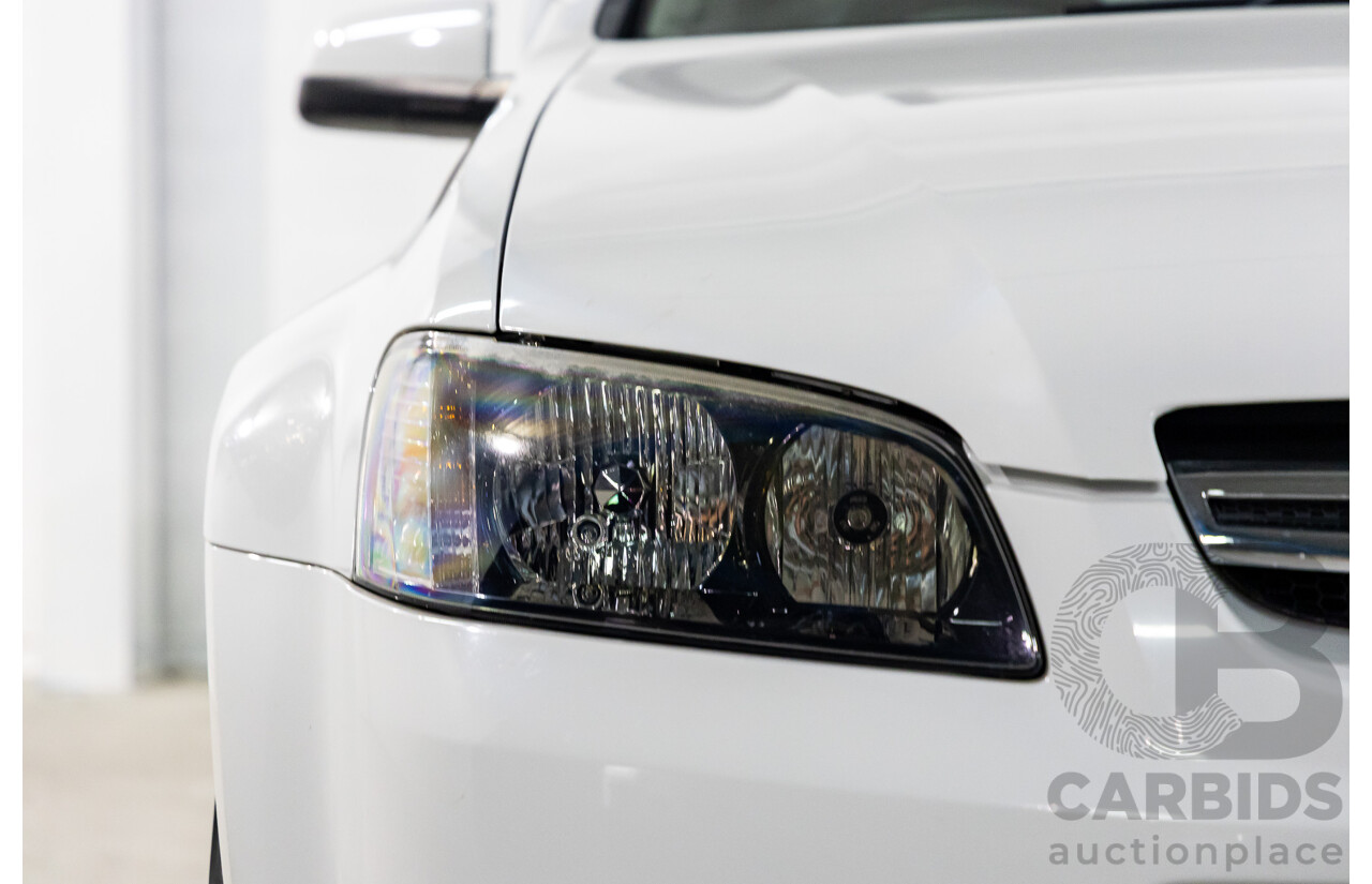 8/2008 Holden Commodore (Dual Fuel) 60th Anniversary VE MY09.5 4d Sedan Heron White V6 3.6L