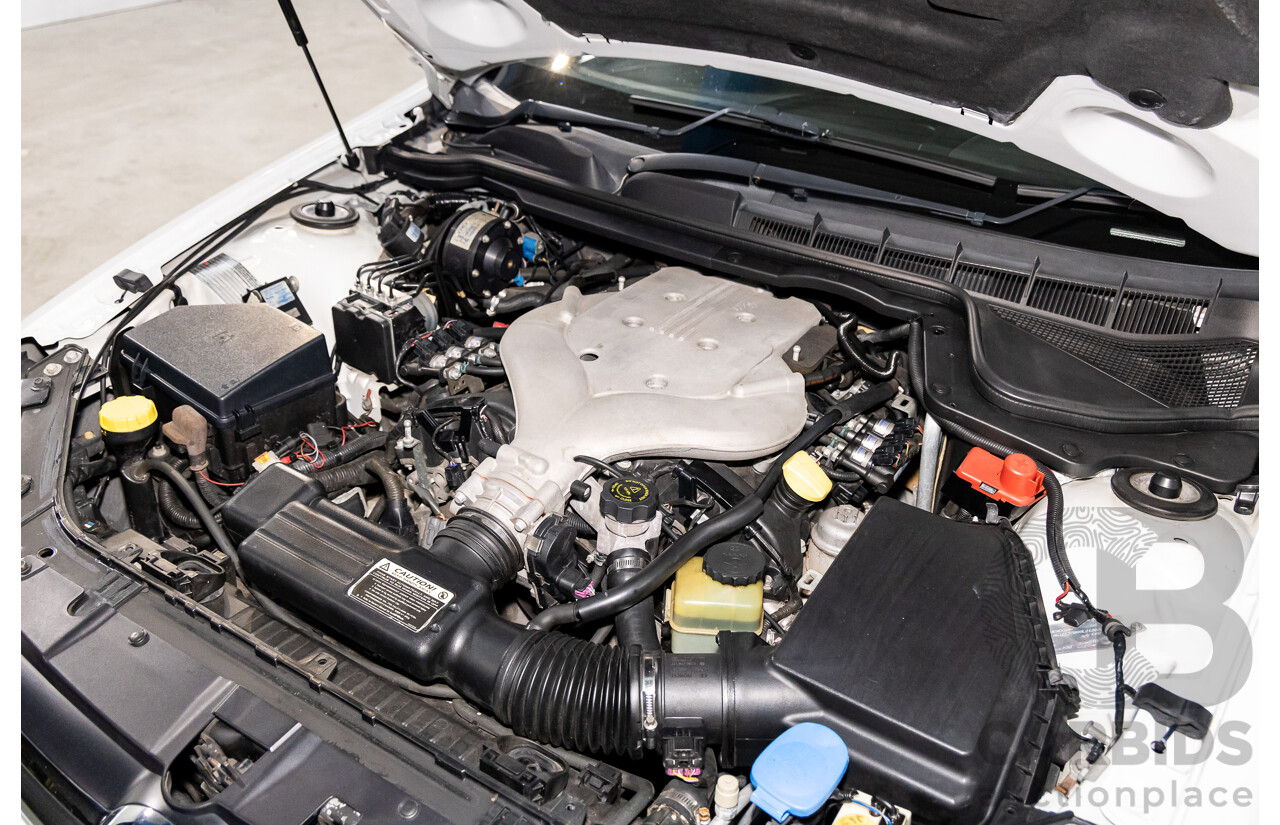 8/2008 Holden Commodore (Dual Fuel) 60th Anniversary VE MY09.5 4d Sedan Heron White V6 3.6L