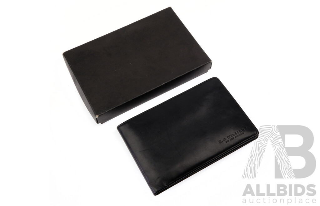 Australian R M Williams Leather Wallet in Original Box