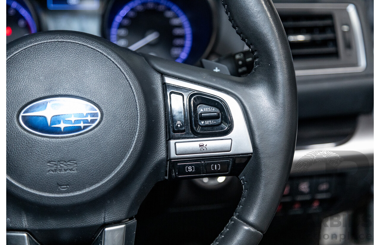 06/2016 Subaru Outback 2.5i Premium (AWD) MY16 4d Wagon Ice Silver Metallic 2.5L