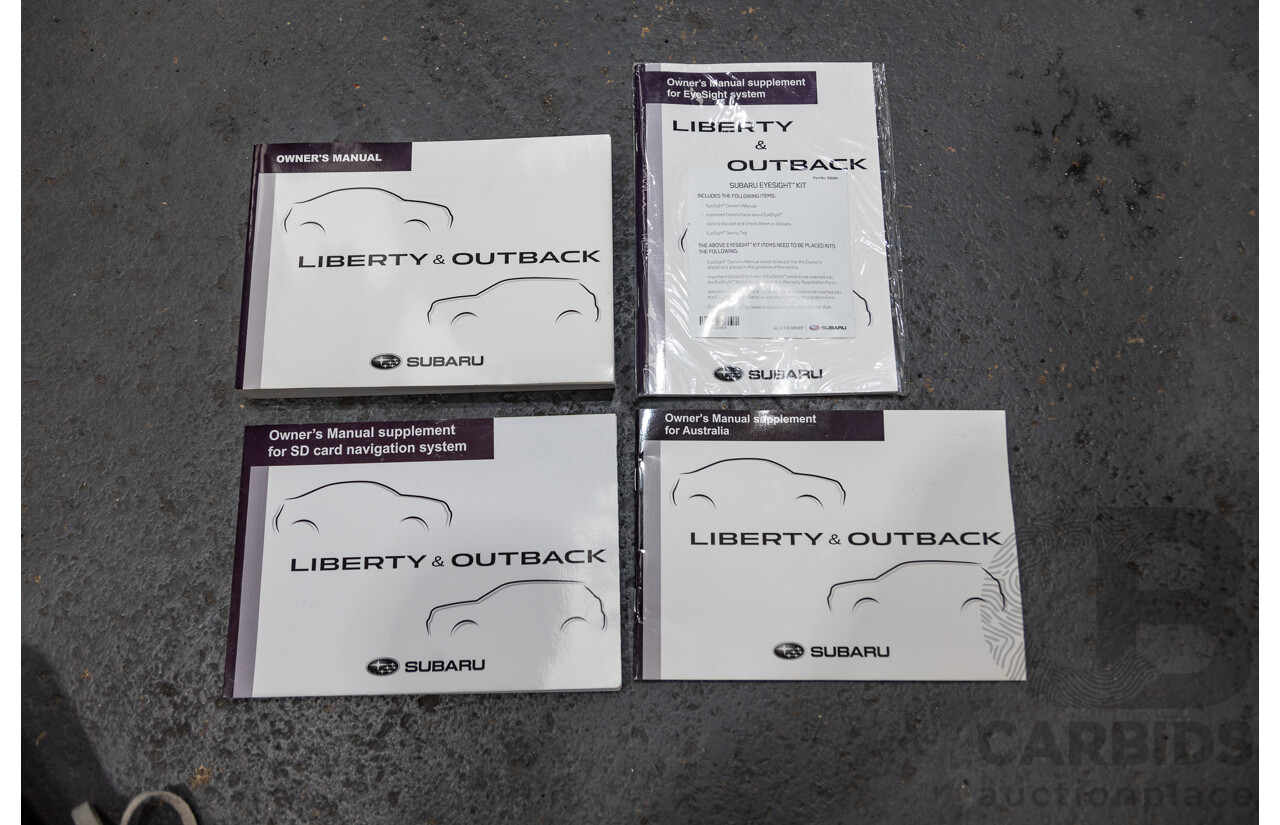 06/2016 Subaru Outback 2.5i Premium (AWD) MY16 4d Wagon Ice Silver Metallic 2.5L