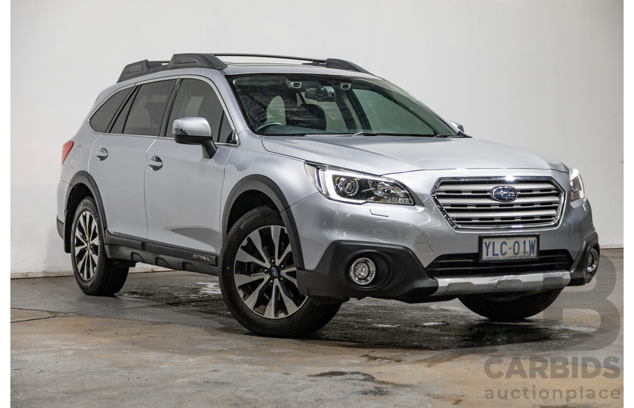 06/2016 Subaru Outback 2.5i Premium (AWD) MY16 4d Wagon Ice Silver Metallic 2.5L