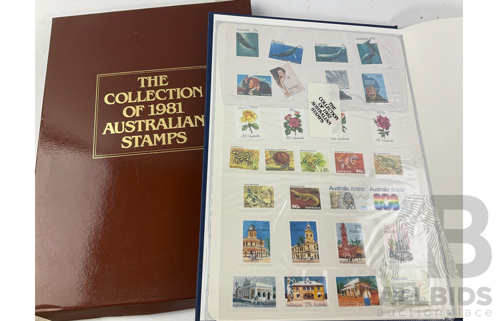 Collection of Australian Stamp Packs and First Day Covers, Mint and Cancelled Stamps Examples Spanning KGV Predecimal to 2000's, Australia Legends PNC, 1981, 1982 Annual Stamp Albums, Some International Examples