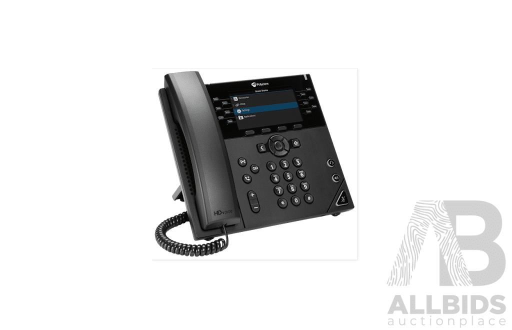 16 Boxes of 3x Polycom VVX Series Desktop Phones