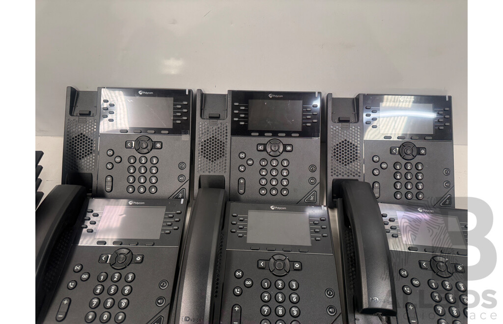 1x Polycom RealPresence Trio 8500 SIP Conference Phone + 5x VVX450 Business IP Phone
