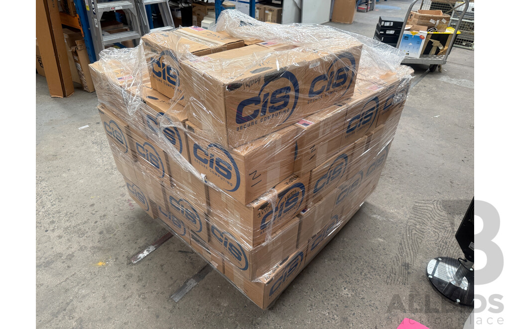 Pallet of 64 Boxes Containing Polycom VVX 450 Ip Phone
