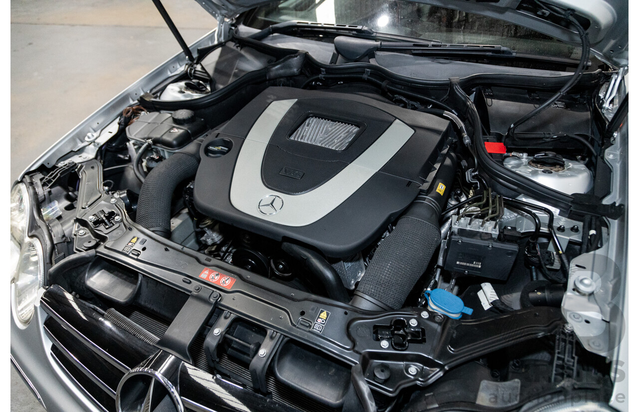 5/2008 Mercedes Benz CLK 280 Avantgarde AMG Pack C209 MY08 2d Coupe Iridium Silver Metallic V6 3.0L