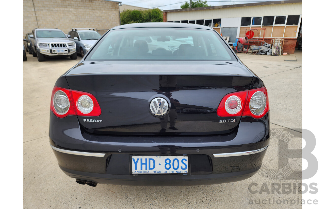7/2010 Volkswagen Passat 125 TDI Highline 3C MY10 UPGRADE 4d Sedan Black 2.0L