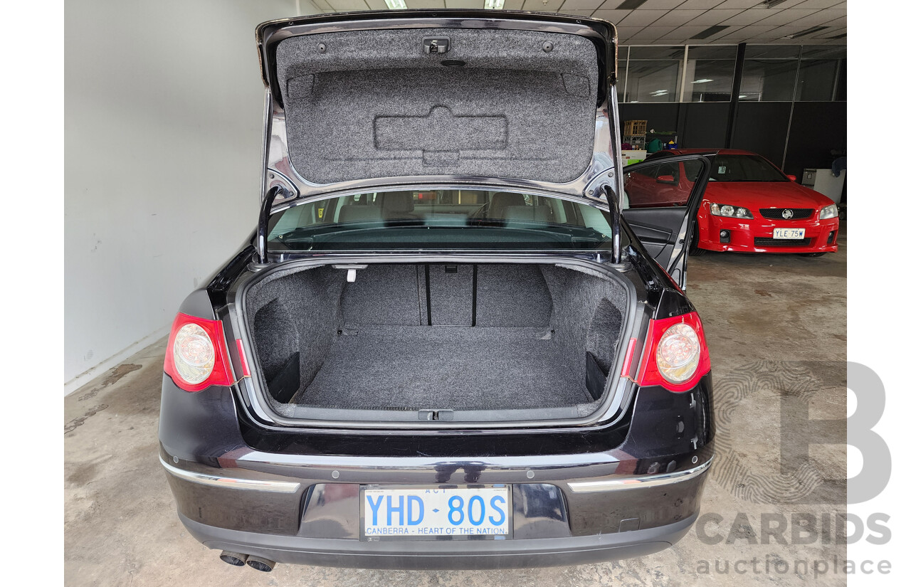 7/2010 Volkswagen Passat 125 TDI Highline 3C MY10 UPGRADE 4d Sedan Black 2.0L