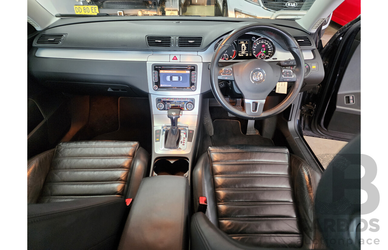 7/2010 Volkswagen Passat 125 TDI Highline 3C MY10 UPGRADE 4d Sedan Black 2.0L