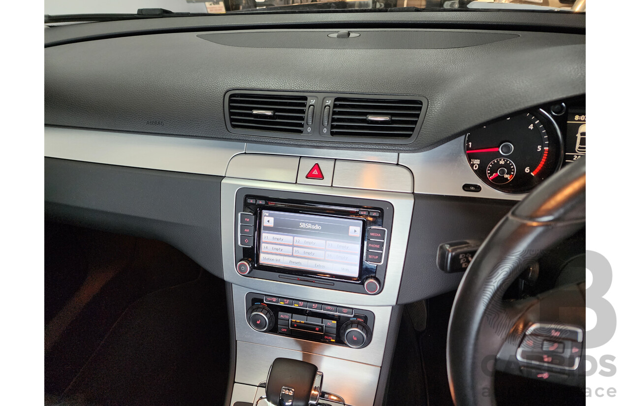 7/2010 Volkswagen Passat 125 TDI Highline 3C MY10 UPGRADE 4d Sedan Black 2.0L