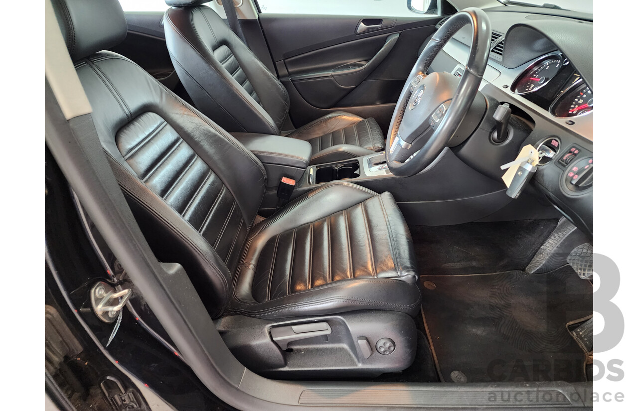 7/2010 Volkswagen Passat 125 TDI Highline 3C MY10 UPGRADE 4d Sedan Black 2.0L