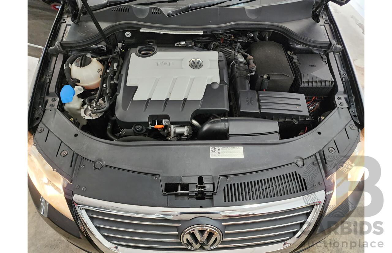 7/2010 Volkswagen Passat 125 TDI Highline 3C MY10 UPGRADE 4d Sedan Black 2.0L