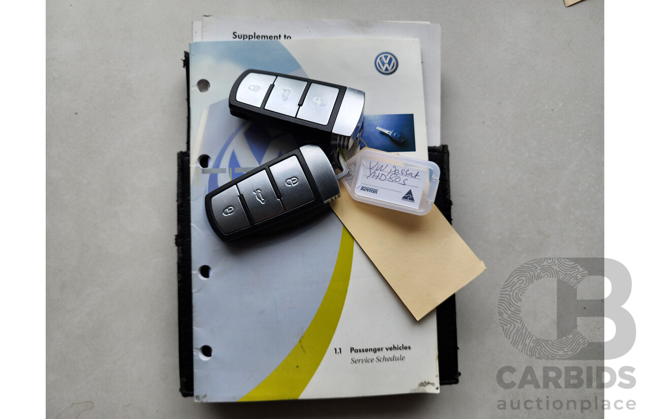 7/2010 Volkswagen Passat 125 TDI Highline 3C MY10 UPGRADE 4d Sedan Black 2.0L