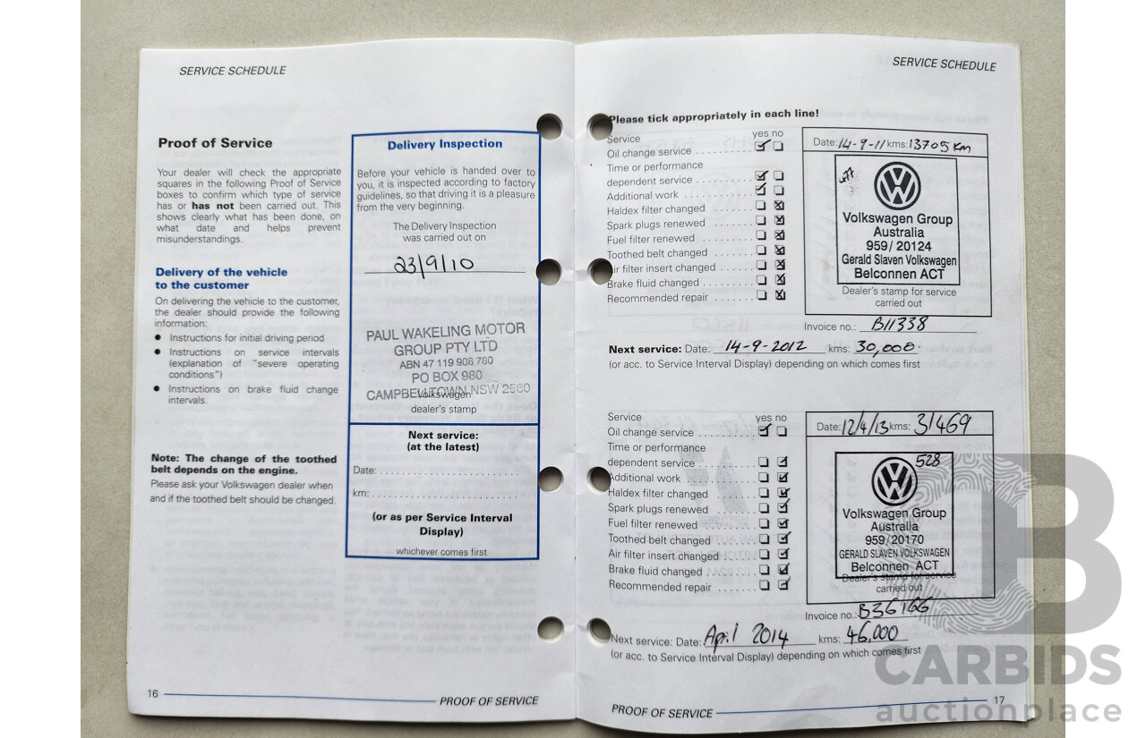 7/2010 Volkswagen Passat 125 TDI Highline 3C MY10 UPGRADE 4d Sedan Black 2.0L