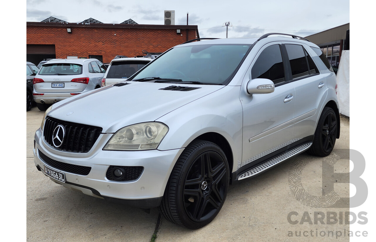 10/2005 Mercedes-Benz ML 500 Luxury (4x4) W164 4d Wagon Silver 5.0L
