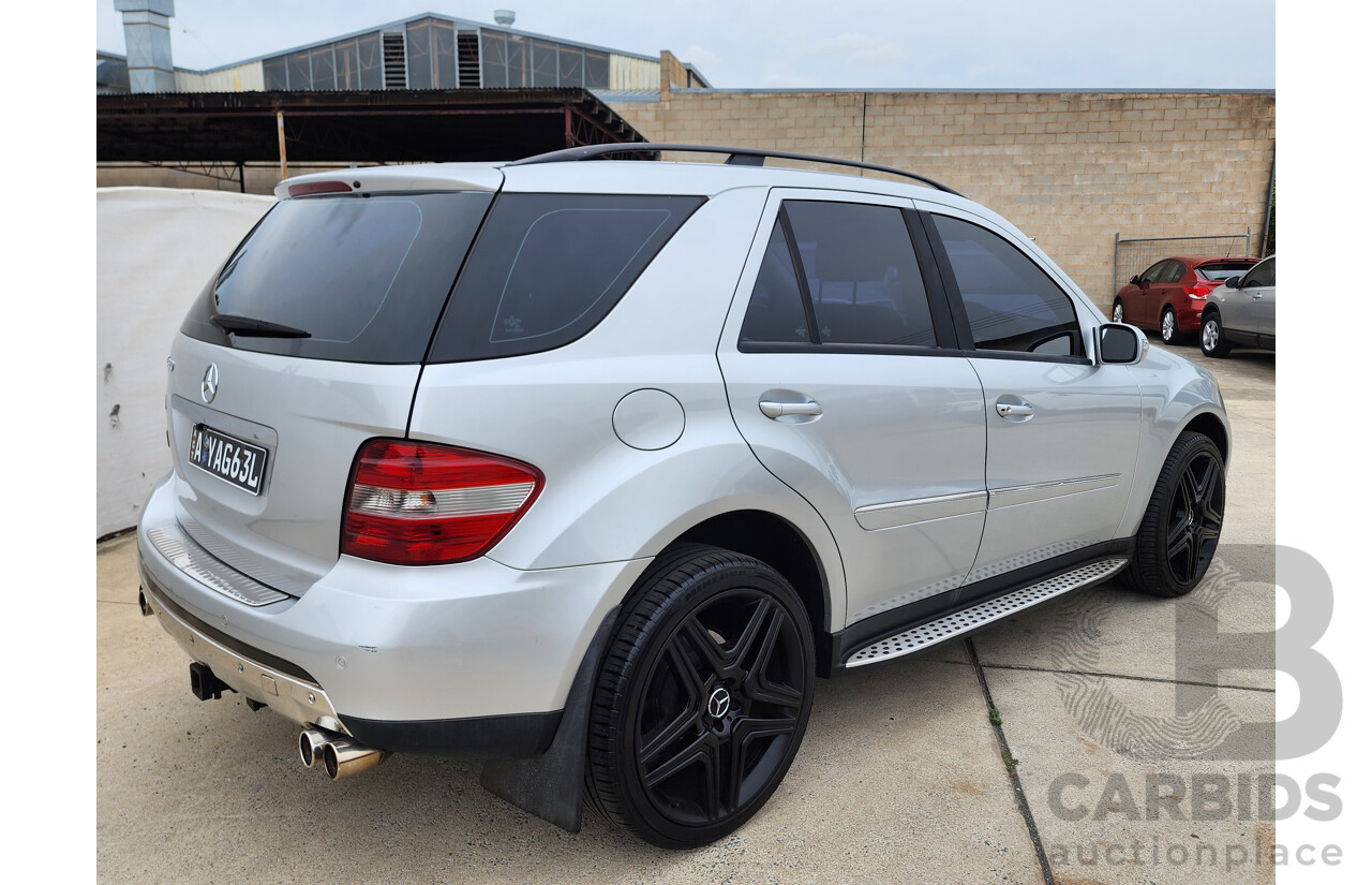 10/2005 Mercedes-Benz ML 500 Luxury (4x4) W164 4d Wagon Silver 5.0L
