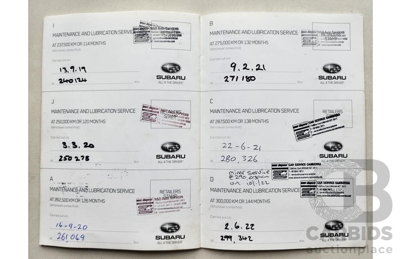 7/2011 Subaru Forester XT Premium MY11 4d Wagon White 2.5L