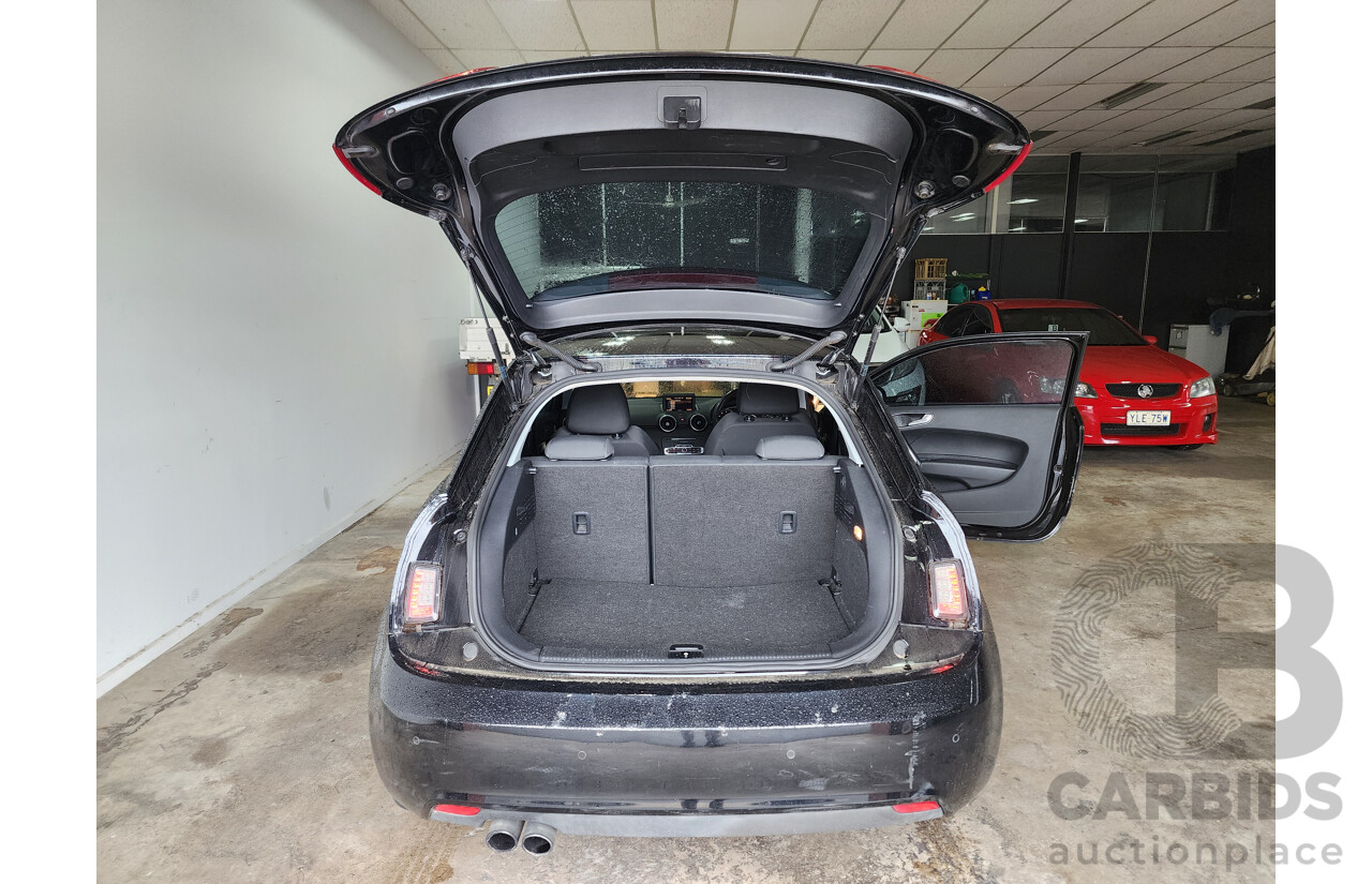 1/2012 Audi A1 1.4 TFSI Ambition 8X MY12 3d Hatchback Black 1.4L